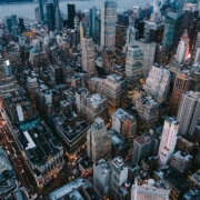aerial photography of building