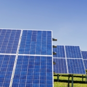 blue solar panel boards