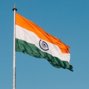 flag hanging on pole