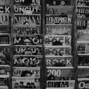 Magazines featuring rock music artists and history.