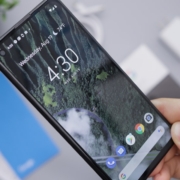 person holding black android smartphone