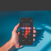 person holding iPhone