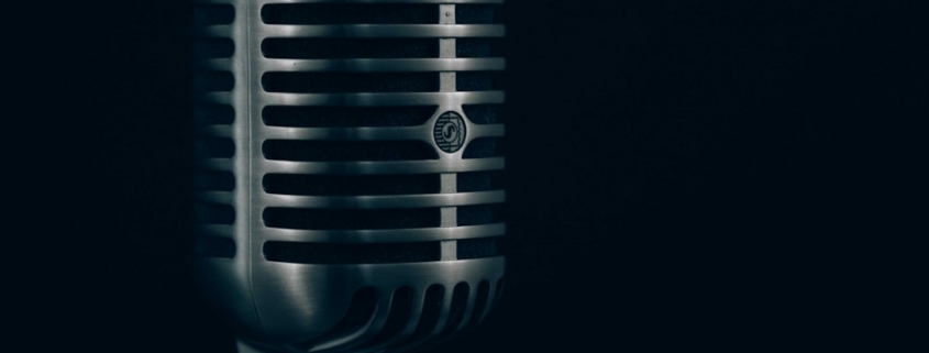 shallow focus photography of condenser microphone