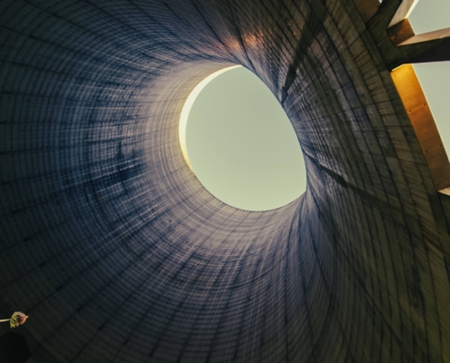 a circular object with a hole in it