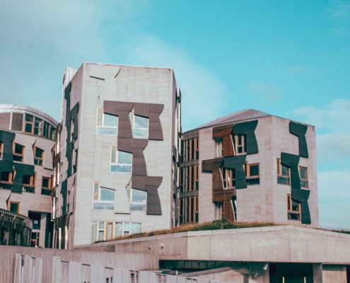 brown building