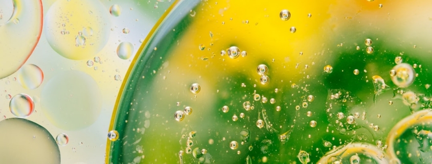 green and yellow liquid