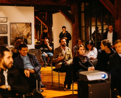 people sitting on chair