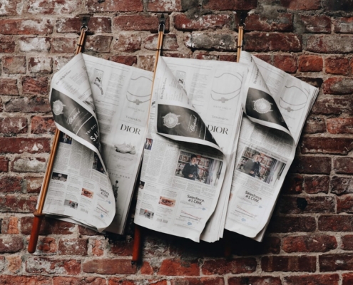three newspapers