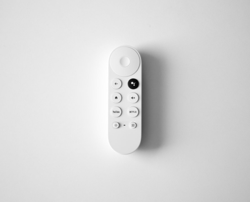 a white remote control