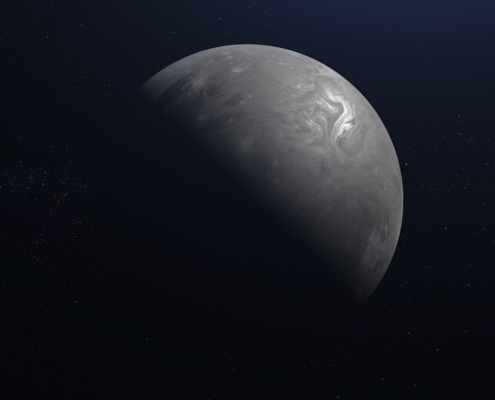 an artist's rendering of a distant object in space