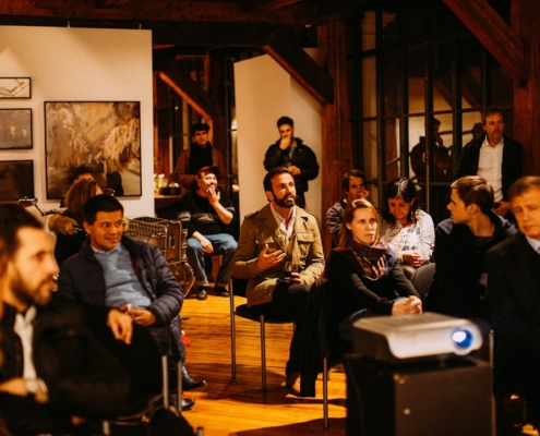 people sitting on chair
