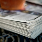 pile of newspapers