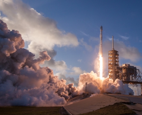 rocket ship photography