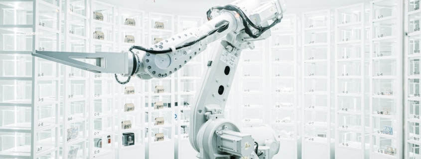 a room with many machines