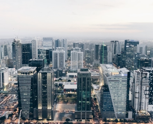 aerial view of city buildings during daytime