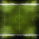 aerial view of football field