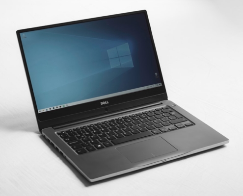 black and silver asus laptop computer