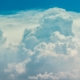 closeup photo of clouds