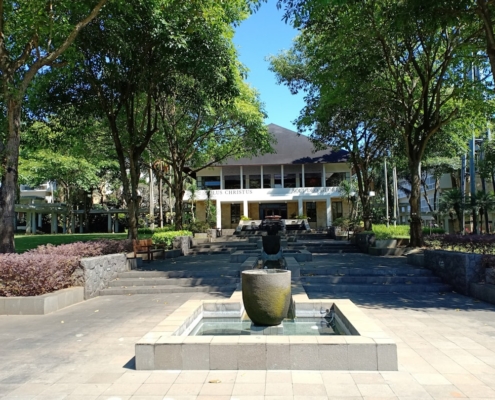 green trees near white concrete house during daytime