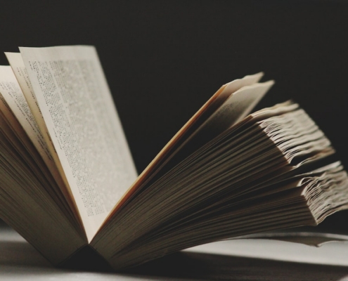 opened book