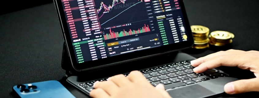 person using black and gray laptop computer