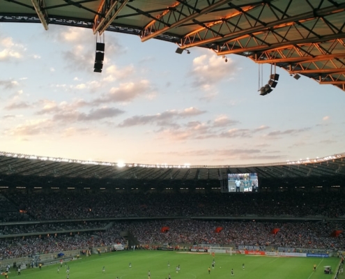 soccer stadium during daytime